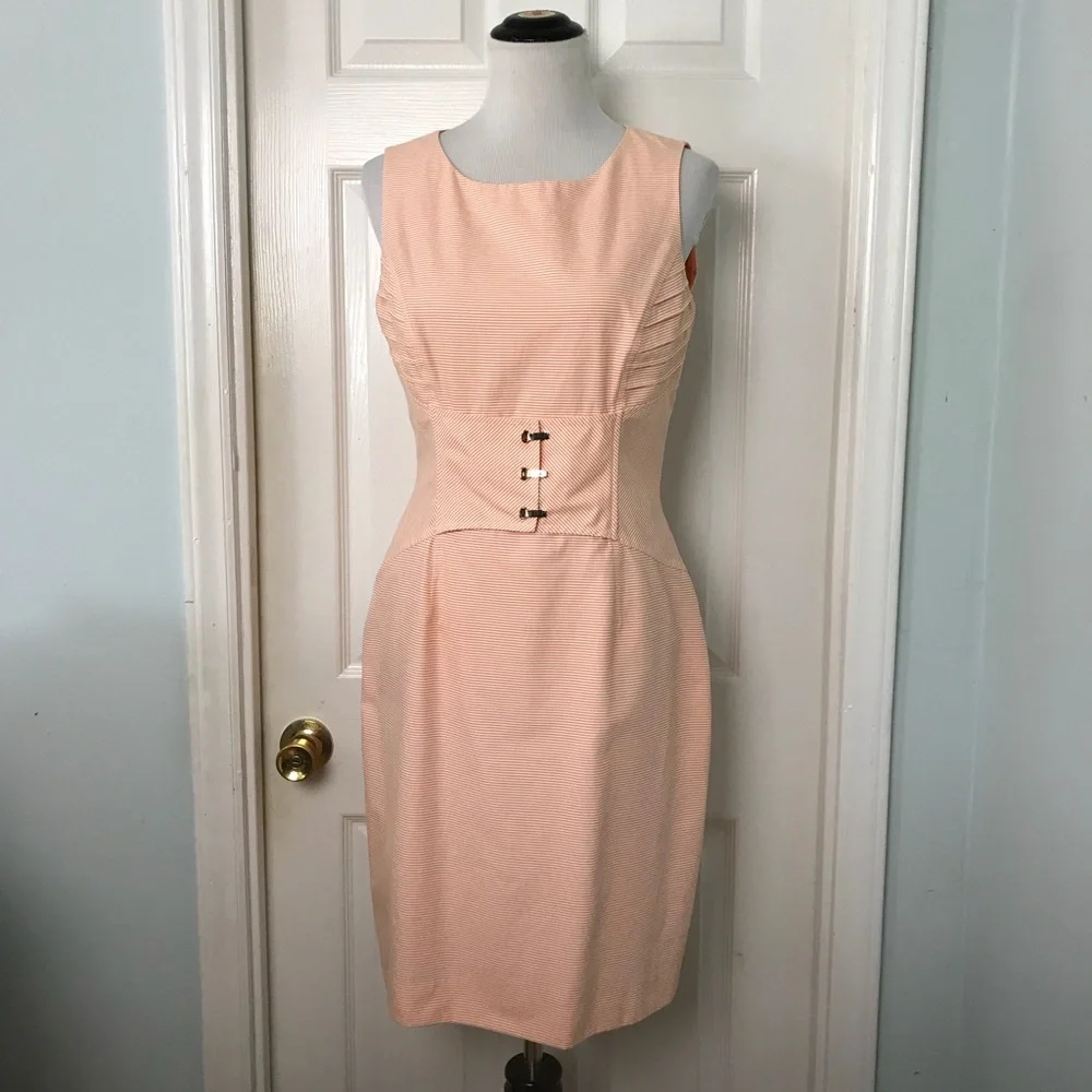Antonio Melani peach Dress Size 8 - Picture 1 of 8